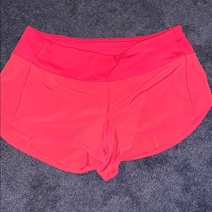 Lululemon pink shorts